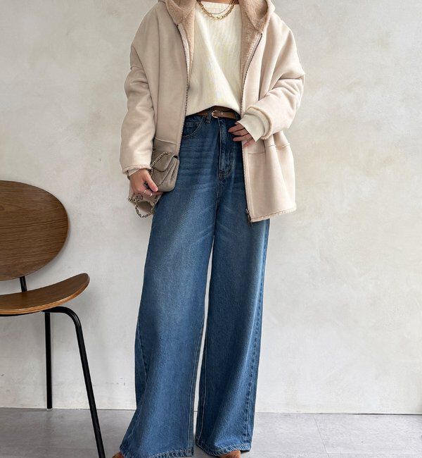  「リバーシブルフェイクムートンコート」|その他|