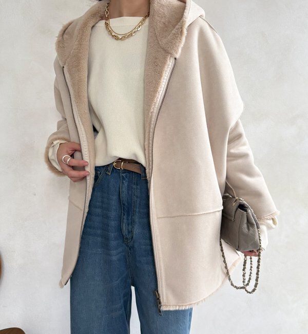  「リバーシブルフェイクムートンコート」|その他|