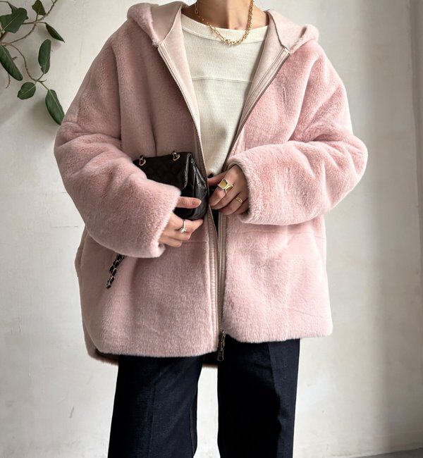  「リバーシブルフェイクムートンコート」|その他|