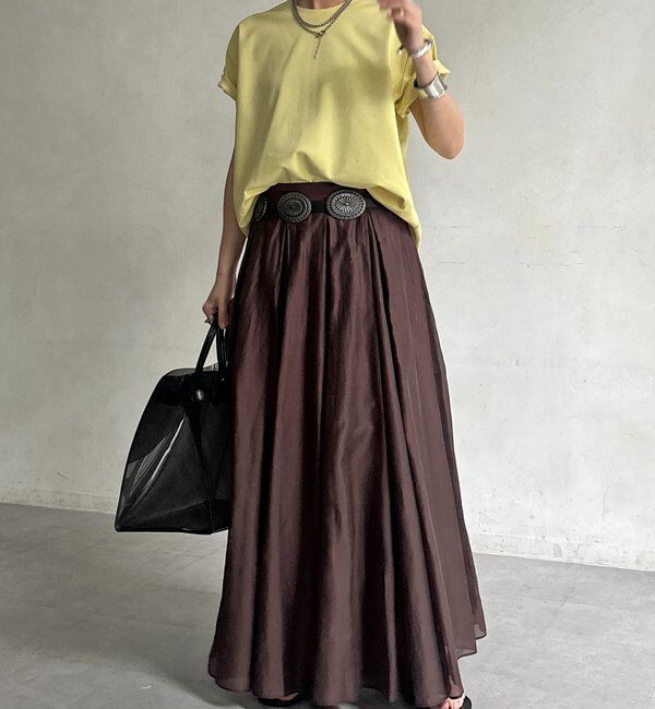  「裾切替半袖プルオーバー」|Tシャツ・カットソー|