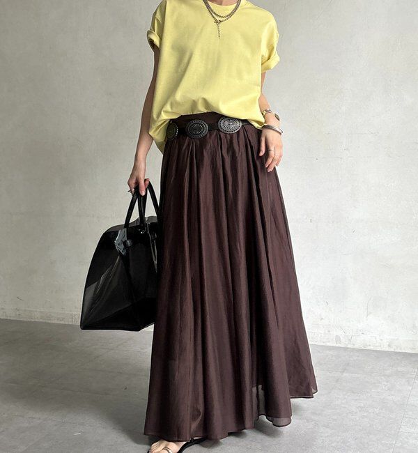  「裾切替半袖プルオーバー」|Tシャツ・カットソー|