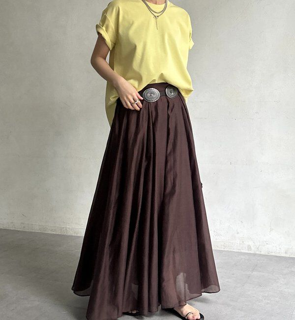  「裾切替半袖プルオーバー」|Tシャツ・カットソー|