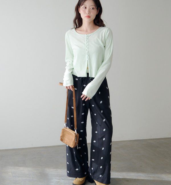  「カットベロアボタンカーディガン」|Tシャツ・カットソー|