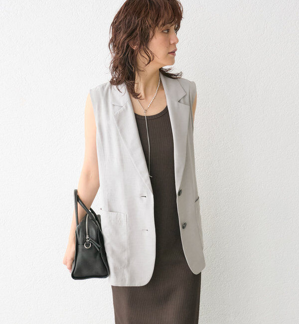  「【マイナス3kg/レビュー高評価☆】2WAYリブタンクワンピース」|ワンピース|