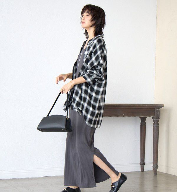  「【マイナス3kg/レビュー高評価☆】2WAYリブタンクワンピース」|ワンピース|