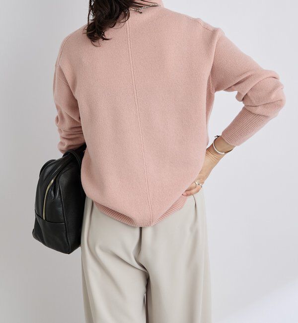  「【5色展開/万能トップス】ウール100NEWボトルネックニット」|ニット・セーター|