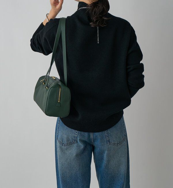  「【5色展開/万能トップス】ウール100NEWボトルネックニット」|ニット・セーター|