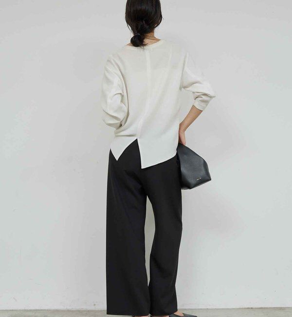  「【新色登場！】バックスリットブラウスT」|シャツ・ブラウス|