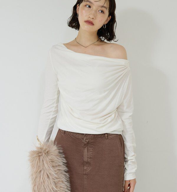  「【2WAY】オフショルカットソー」|Tシャツ・カットソー|