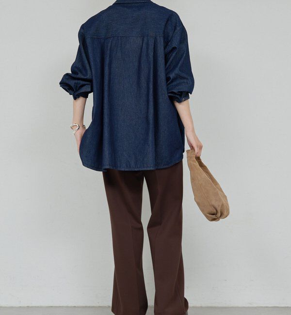  「【楽ちん&times;美脚】【セットアップ対応】ポンチスラックス」|チノ|