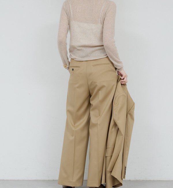  「【HERITANOVUM】 クルーリブニット」|ニット・セーター|