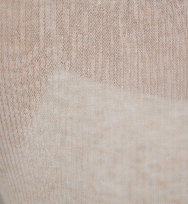  「【HERITANOVUM】 クルーリブニット」|ニット・セーター|