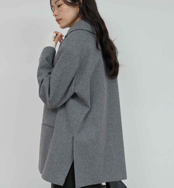  「圧縮メルトンジャコート」|テーラードジャケット|