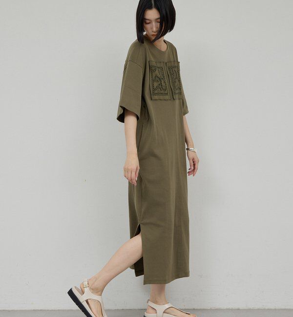  「【Dhritie】レースパッチワークワンピース」|ワンピース|