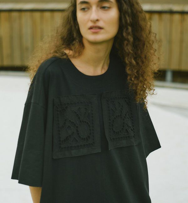  「【Dhritie】レースパッチワークワンピース」|ワンピース|