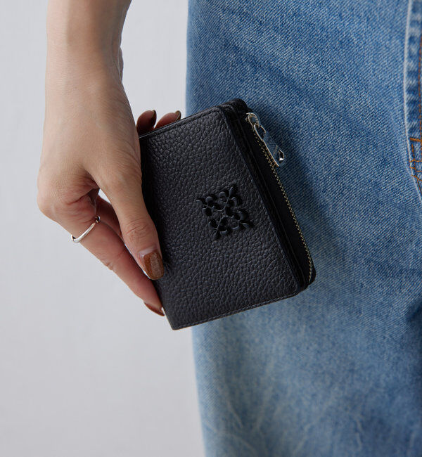  「モノグラムプレートハーフウォレット」|財布|