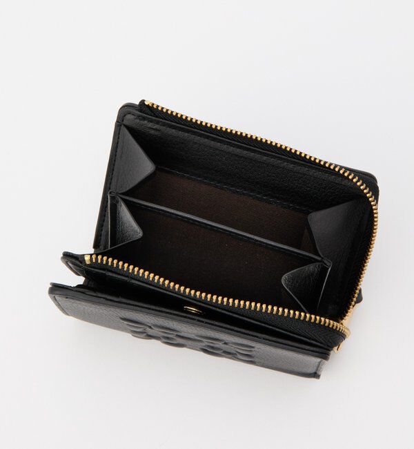  「エンボスモノグラムハーフウォレット」|財布|