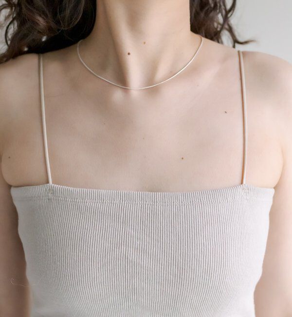  「【万能インナー/嬉しい7色展開】パット付きショートキャミソール2」|キャミソール|