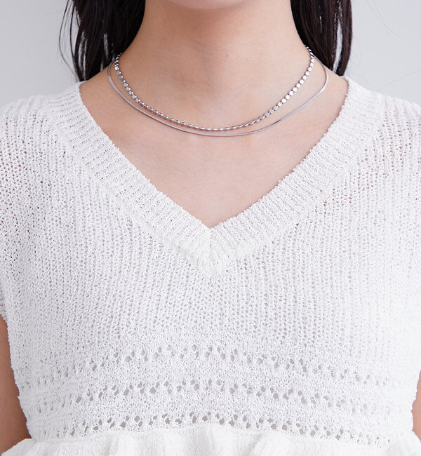  「フリルニットベスト」|ニット・セーター|