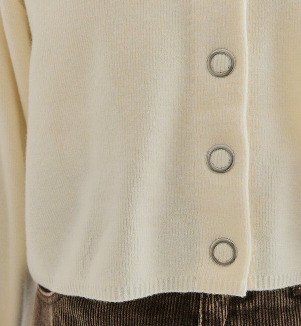  「Vボタンカーディガン」|カーディガン|