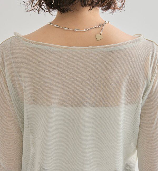  「ラメシアープルオーバー」|Tシャツ・カットソー|