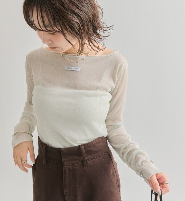  「ラメシアープルオーバー」|Tシャツ・カットソー|