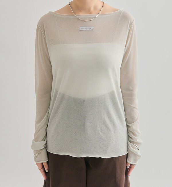  「ラメシアープルオーバー」|Tシャツ・カットソー|