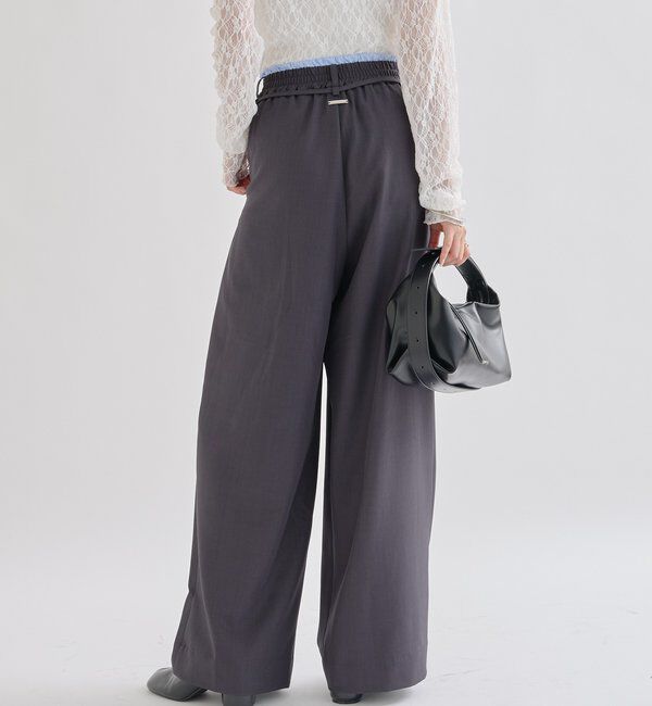  「Wベルトパンツ」|チノ|
