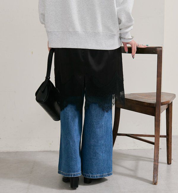  「裾レースマルチスカート」|スカート|