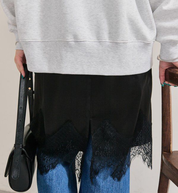  「裾レースマルチスカート」|スカート|