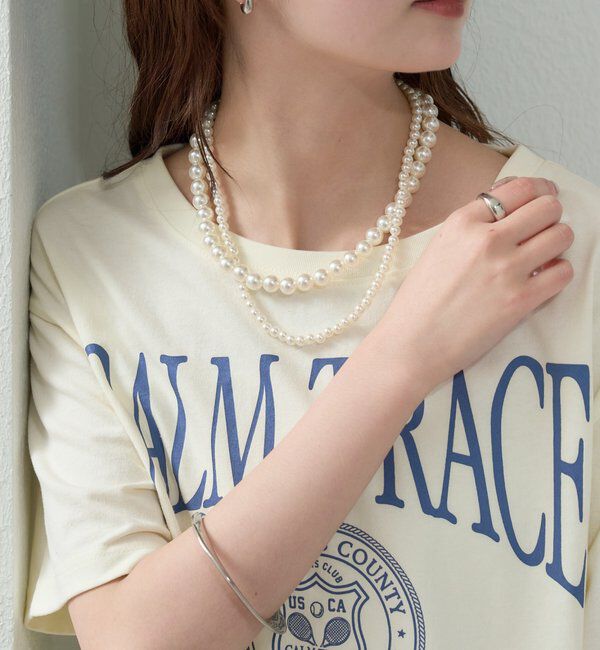  「Ｗパールネックレス」|リング|