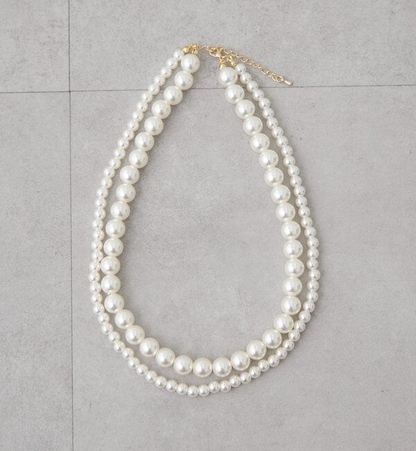  「Ｗパールネックレス」|リング|