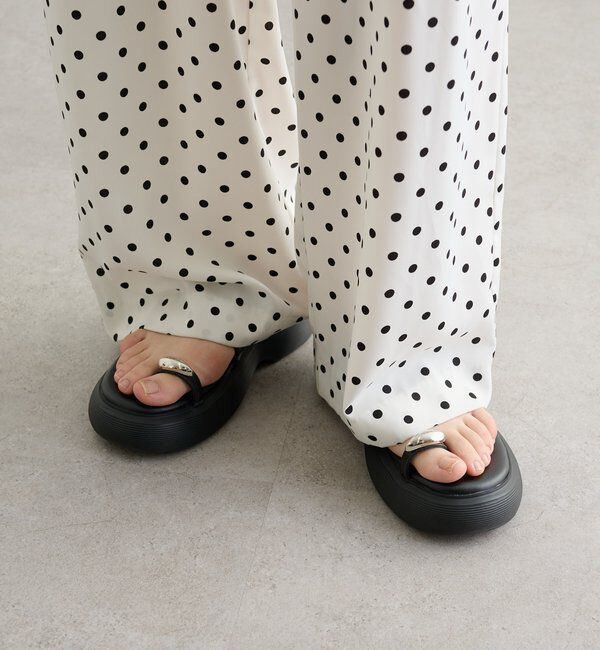  「ボリュームソールモチーフサンダル」|サンダル|