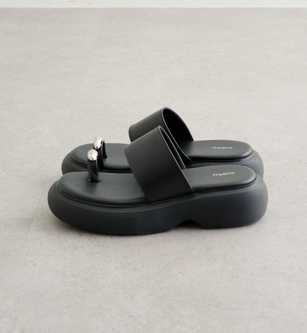  「ボリュームソールモチーフサンダル」|サンダル|