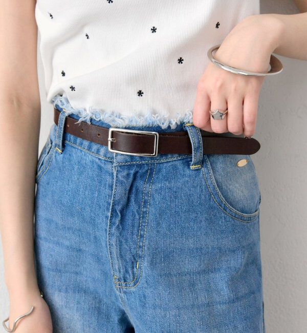  「26SSレザーベルト」|ベルト|ブラウン