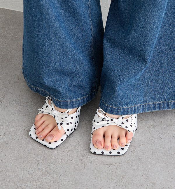  「スクエアトゥリボンパンプス」|その他|