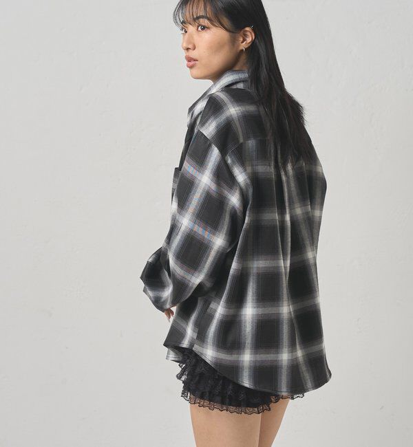 「KOOKYNオンブレチェックシャツ」|シャツ・ブラウス|