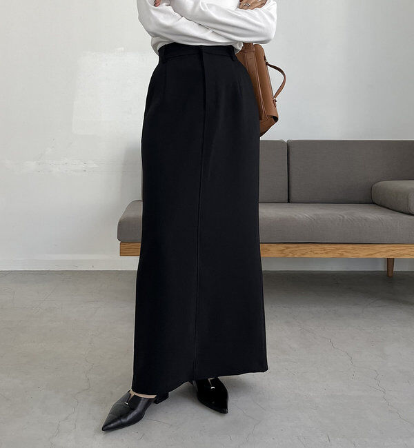  「【累計1万枚突破/全骨格◎/低身長サイズ】マキシIラインスカート」|スカート|