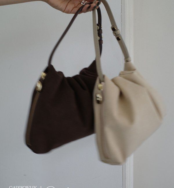  「【LE'MAGE&times;gemeilコラボ】スエードワンハンドルバッグ」|トートバッグ|