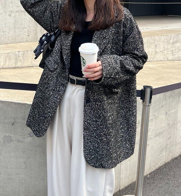  「ツイードテーラーハーフコート」|その他|