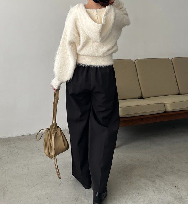  「シャギーニットフーディ」|ニット・セーター|