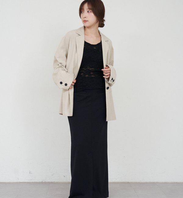  「ポンチIラインスカート」|スカート|