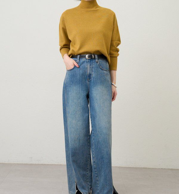  「総針ハイネックニット」|パーカー|