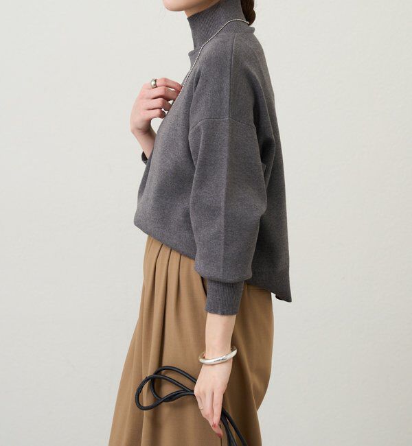  「総針ハイネックニット」|パーカー|