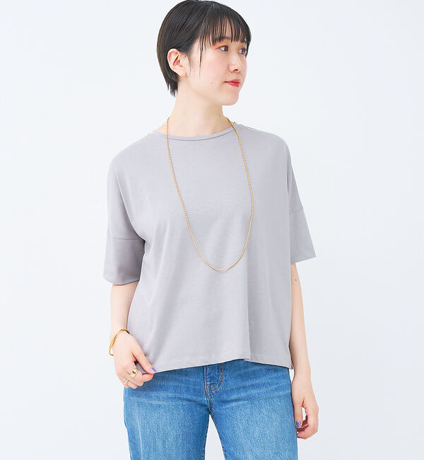 collex「ボックスTシャツ」|Tシャツ・カットソー|ライトグレー