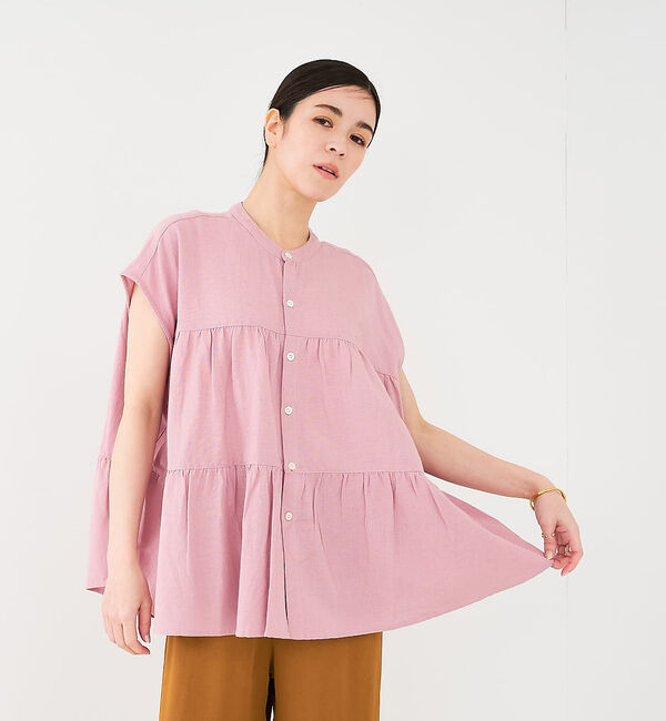 collex「切替ギャザーブラウス」|シャツ・ブラウス|