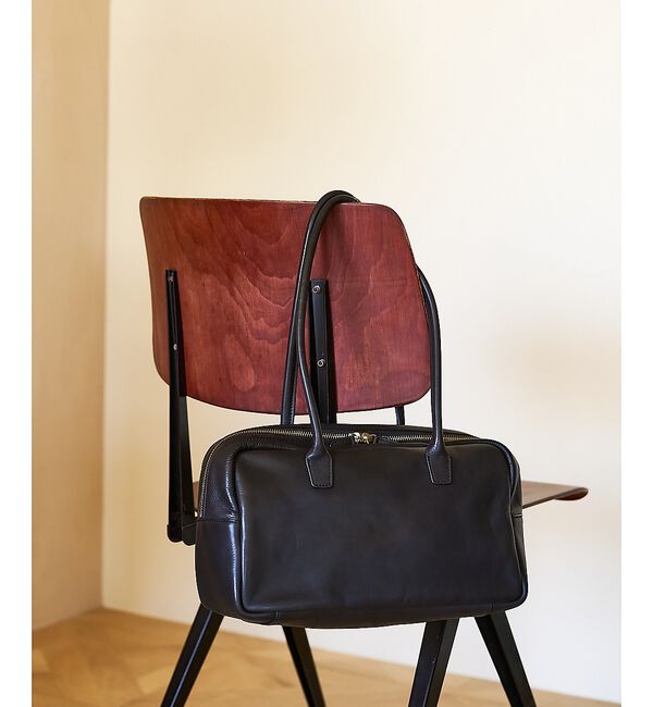 collex「レザーミニボストンバッグ」|ボストンバッグ|ブラック