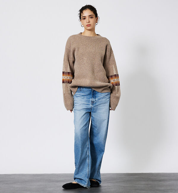 ABAHOUSE「【PENDLETON/ペンドルトン】Shetland Wool Crewneck」|ニット・セーター|