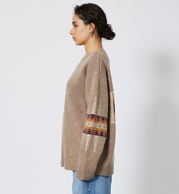 ABAHOUSE「【PENDLETON/ペンドルトン】Shetland Wool Crewneck」|ニット・セーター|