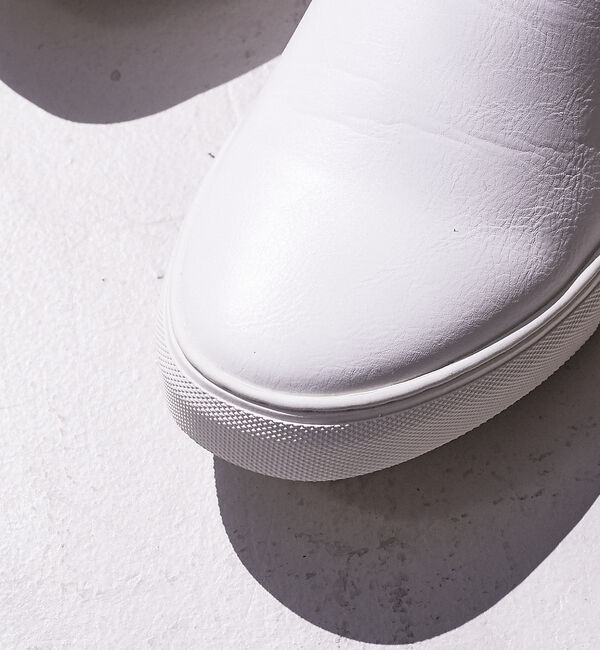 ABAHOUSE「【定番】ネオレザー ローカット スリッポン/スニーカー」|スニーカー|